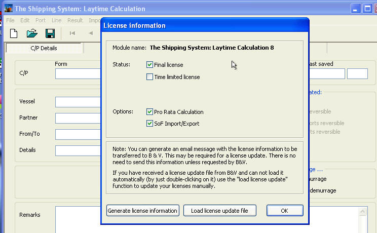 Laytime Calculator – The Shipping System Hardlock Dongle