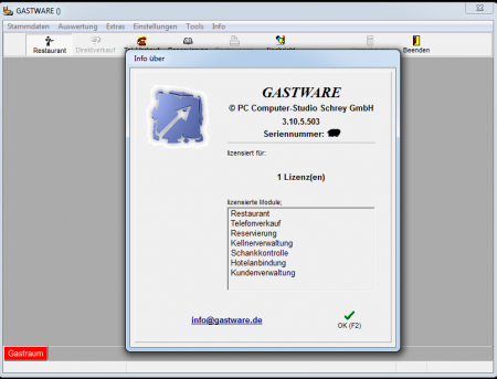 GASTWARE Software Matrix Dongle