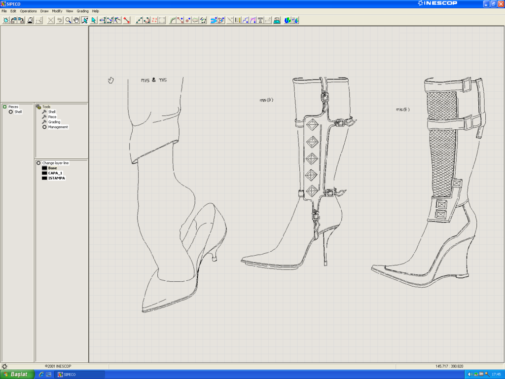 Elevate your footwear design with Sipeco Inescop 1.2.2 and Sentinel Ultrapro Dongle. Unlock advanced capabilities for precise shoe modeling."