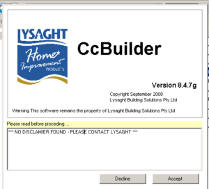 LYSAGHT CC Builder Software Sentinel HL Dongle Clone